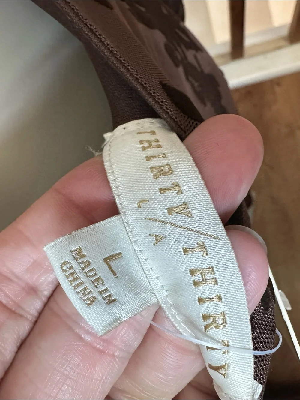 Thrifty/Thirties Brown Floral Maxi Dress (Label Shown) - Picture 11 of 11